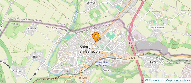 localisation de l'entreprise VRIMMO  SAINT-JULIEN-EN-GENEVOIS