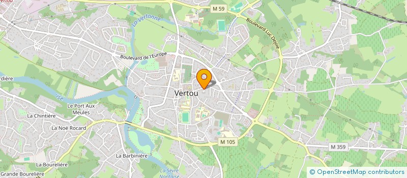 localisation de l'entreprise VRITEC à VERTOU