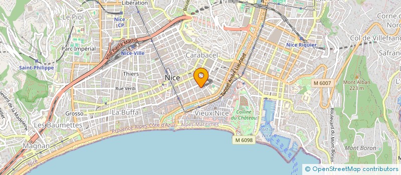 localisation de l'entreprise VRJ SAS  NICE