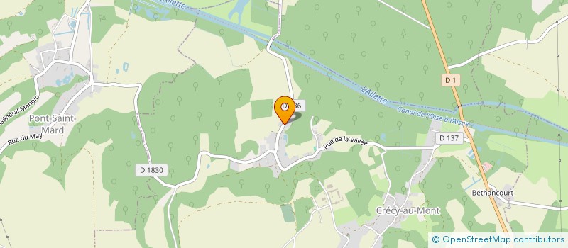 localisation de l'entreprise VRK  CRECY-AU-MONT