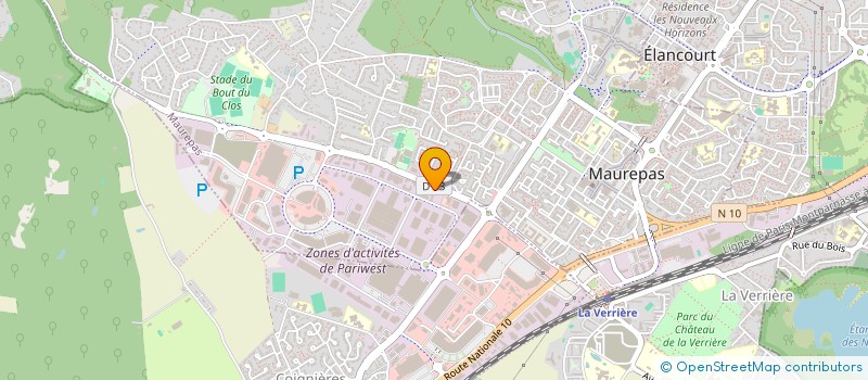 localisation de l'entreprise VRL EAU  MAUREPAS