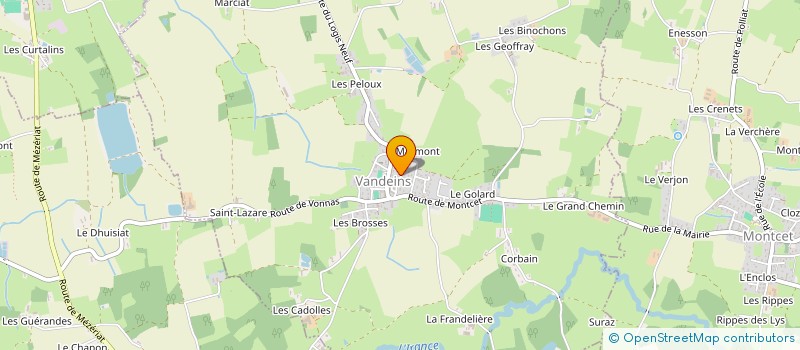 localisation de l'entreprise VRL MARBRERIE  VANDEINS