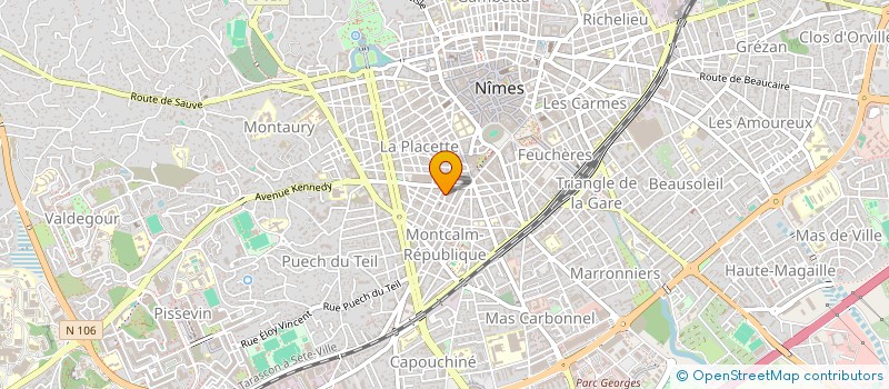 localisation de l'entreprise VRM PRODUCTION OPUS 3 à NIMES