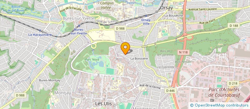 localisation de l'entreprise VRMUSIQUE  ORSAY