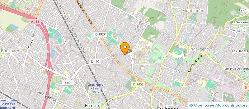 localisation de l'entreprise VROD à EAUBONNE