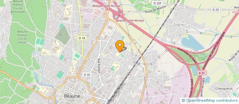 localisation de l'entreprise VROM à BEAUNE