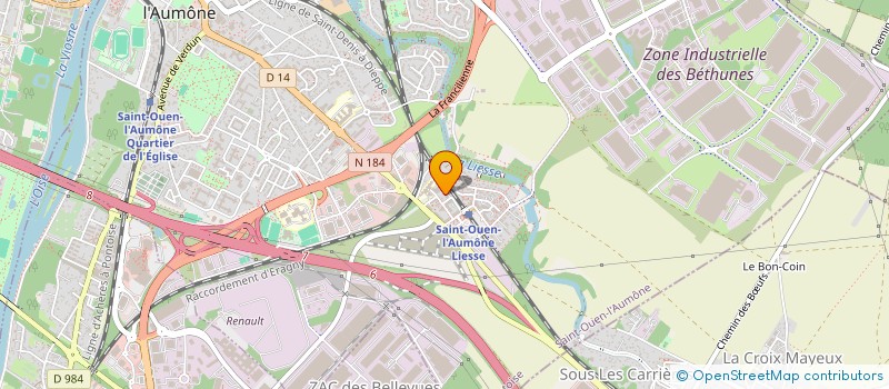 localisation de l'entreprise VROOM  SAINT-OUEN-L'AUMONE