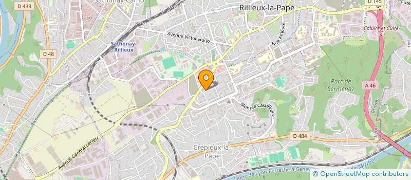 localisation de l'entreprise VROOM AUTO 69  RILLIEUX-LA-PAPE