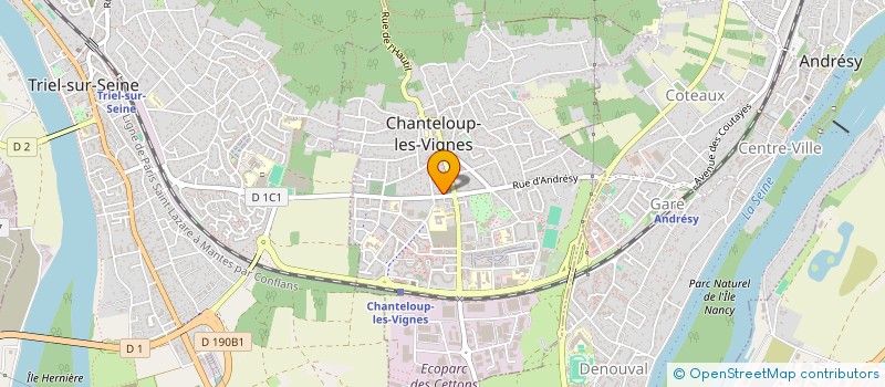 localisation de l'entreprise VROOM.AUTOS  CHANTELOUP-LES-VIGNES