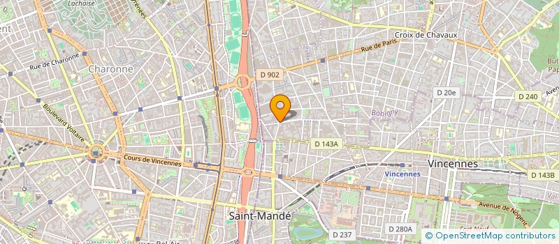 localisation de l'entreprise VROOM LINE  MONTREUIL