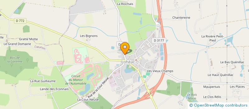 localisation de l'entreprise VROOM-VROOM  LOHEAC