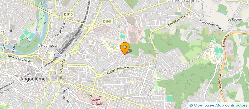 localisation de l'entreprise VRP 16 à ANGOULEME