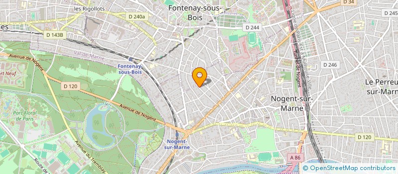 localisation de l'entreprise VRP à NOGENT-SUR-MARNE