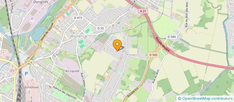 localisation de l'entreprise VRP  WAZIERS