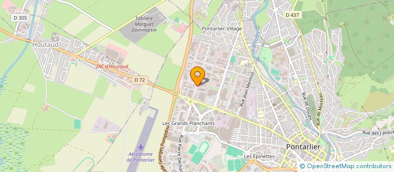 localisation de l'entreprise VRPA à PONTARLIER