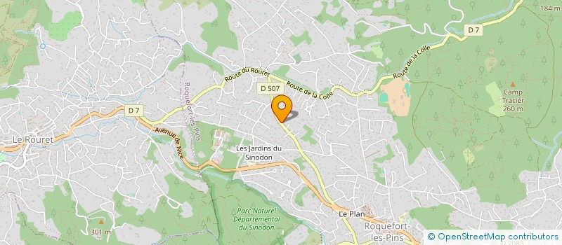 localisation de l'entreprise VRS  GRASSE