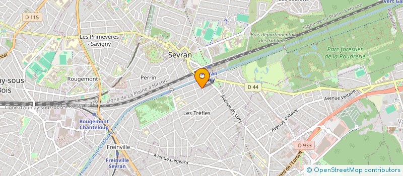 localisation de l'entreprise VRS à SEVRAN