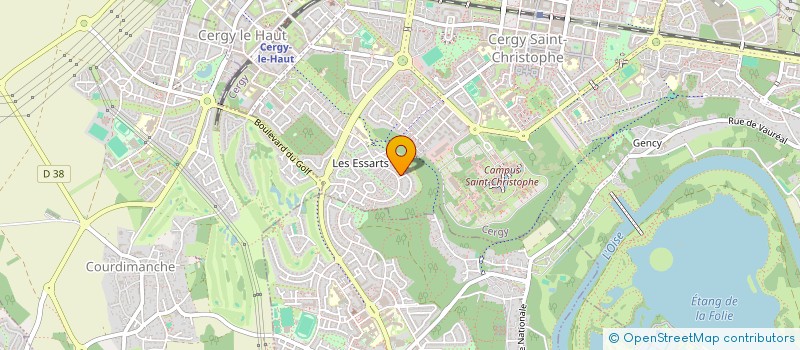 localisation de l'entreprise VRS CONSEILS  CERGY