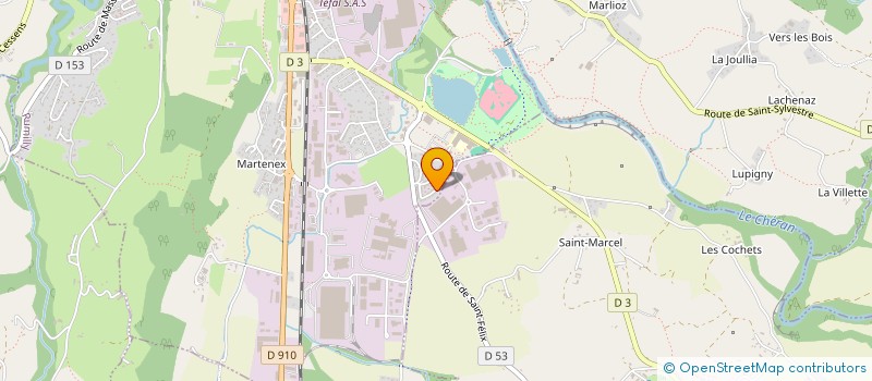 localisation de l'entreprise VRS DRIVER  RUMILLY