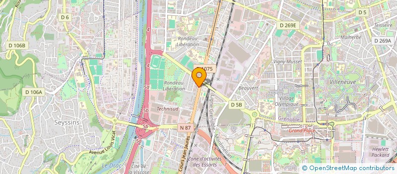 localisation de l'entreprise VRSD  GRENOBLE