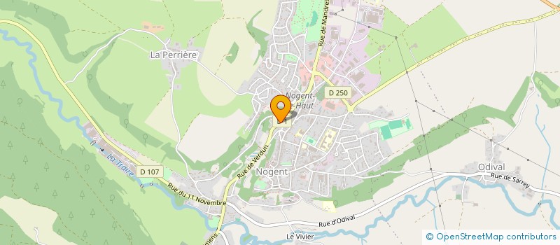localisation de l'entreprise VRT à POULANGY