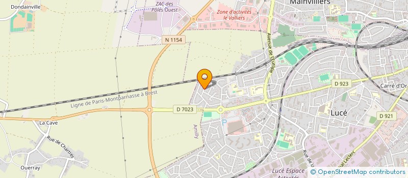 localisation de l'entreprise VRTB IMMOBILIER à LUCE