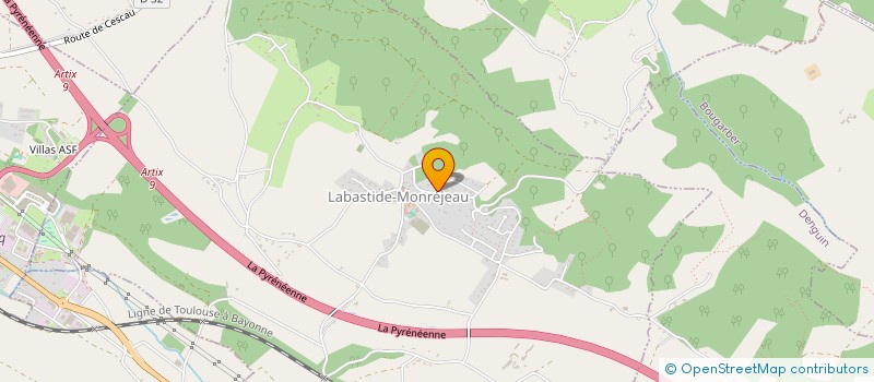 localisation de l'entreprise VRZ  LABASTIDE-MONREJEAU