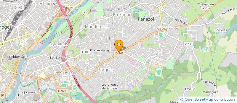 localisation de l'entreprise VS à PANAZOL