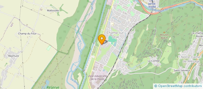 localisation de l'entreprise VS à CHAMP-SUR-DRAC