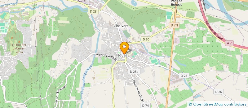 localisation de l'entreprise VS  NOVES