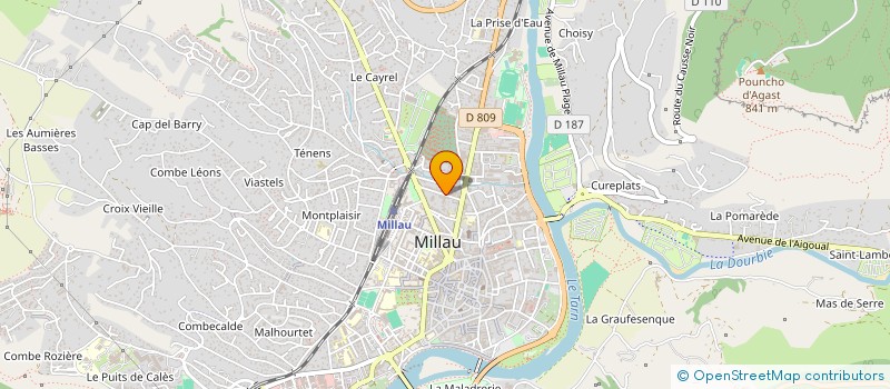 localisation de l'entreprise VS AUTOMATISMES  MILLAU
