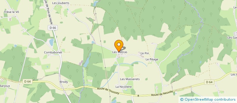 localisation de l'entreprise VS AUVRAY  L'ABERGEMENT-CLEMENCIAT