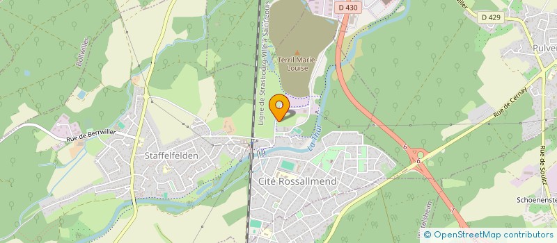 localisation de l'entreprise VS CHARPENTE  STAFFELFELDEN