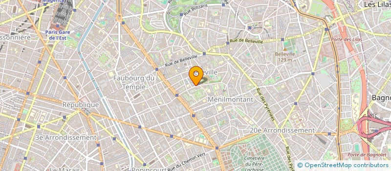 localisation de l'entreprise VS COM à PARIS