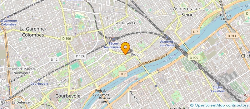 localisation de l'entreprise VS DISTRIBUTION à COURBEVOIE