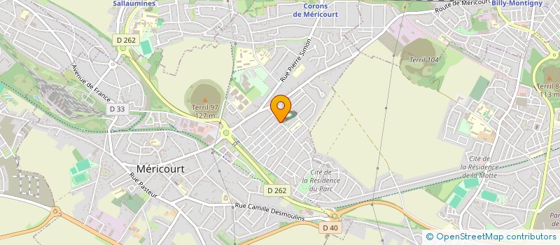 localisation de l'entreprise VS ELECTRICITE à MERICOURT