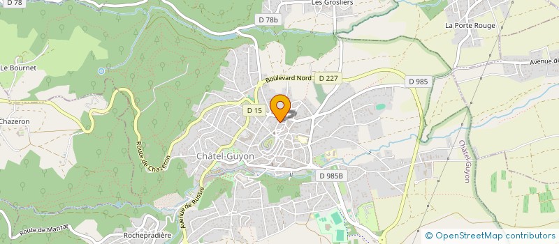 localisation de l'entreprise VS ETANCHEITE 63 à CHATEL-GUYON