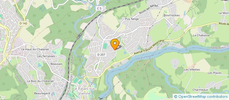 localisation de l'entreprise VS FINANCE à LE PALAIS-SUR-VIENNE