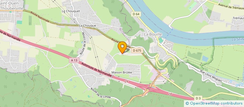 localisation de l'entreprise VS IMMO  SAINT-OUEN-DE-THOUBERVILLE