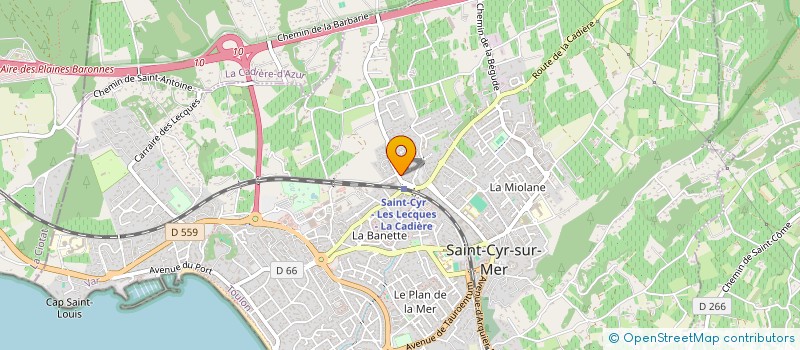 localisation de l'entreprise VS IMMO  LA CADIERE-D'AZUR