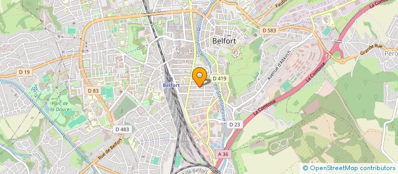 localisation de l'entreprise VS IMMOBILIER à BELFORT