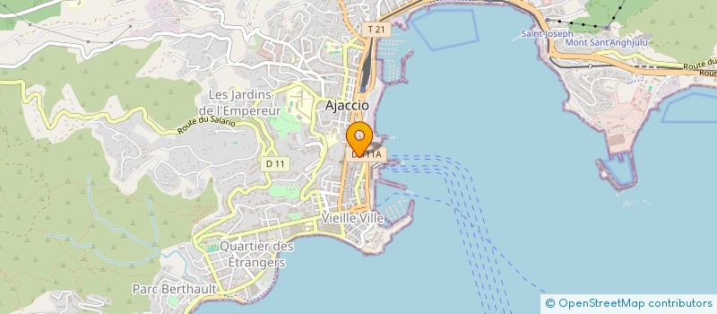 localisation de l'entreprise VS IMMOBILIERE  AJACCIO