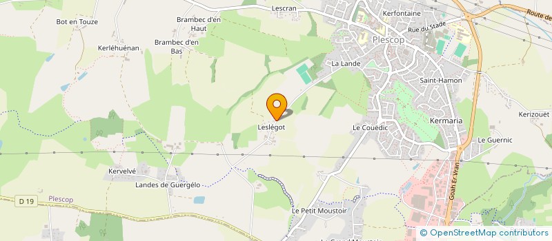 localisation de l'entreprise VS MARIE  PLESCOP