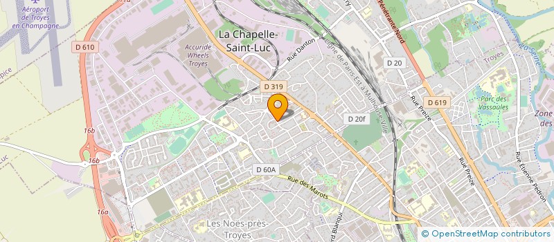 localisation de l'entreprise VS MEDICAL à LA CHAPELLE-SAINT-LUC