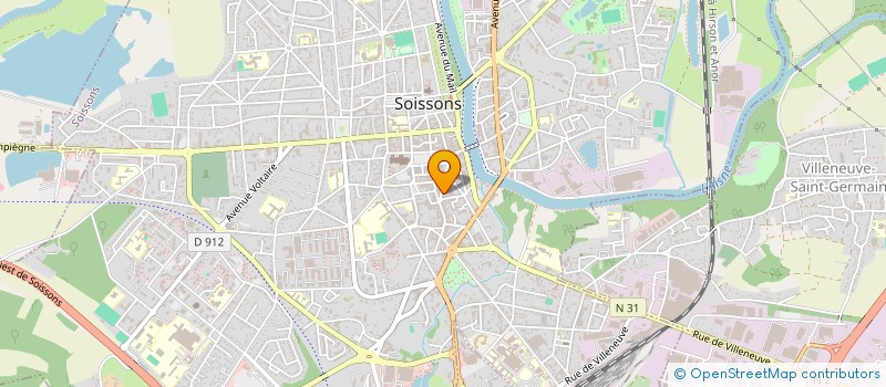 localisation de l'entreprise VS RETOUCHES à SOISSONS