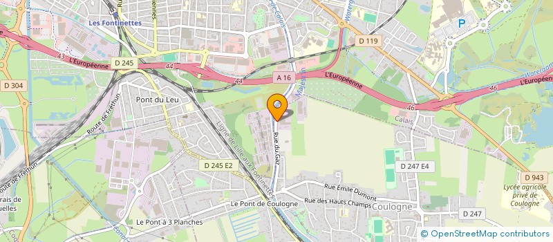 localisation de l'entreprise VS SAINT SAUVEUR  COULOGNE