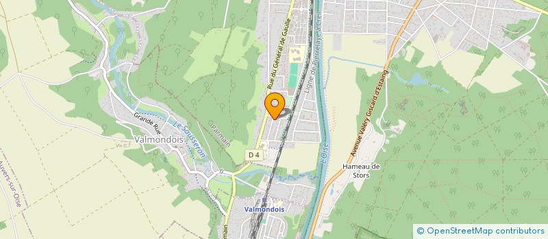 localisation de l'entreprise VS25 SERVICES  PARMAIN