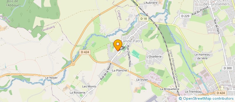 localisation de l'entreprise VS2A à LA LANDE-PATRY
