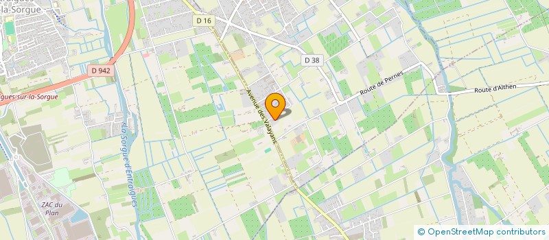 localisation de l'entreprise VSA 84  VILLES-SUR-AUZON