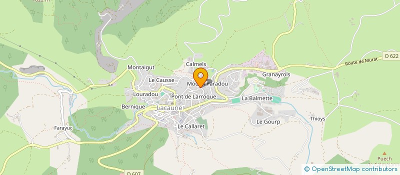 localisation de l'entreprise VSA FINANCES ET CONSEIL  LACAUNE